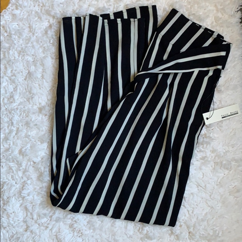 5/$25 NWT tie waist wide leg pants